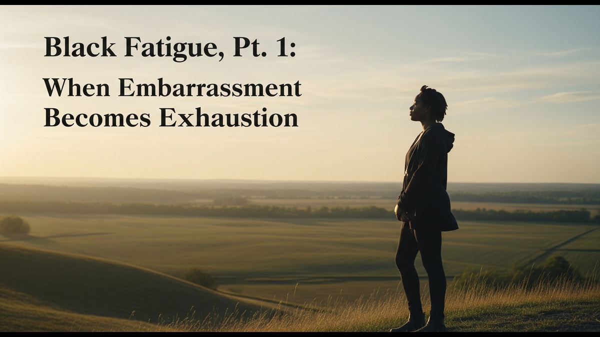Black Fatigue, Pt. 1: When Embarrassment Becomes Exhaustion