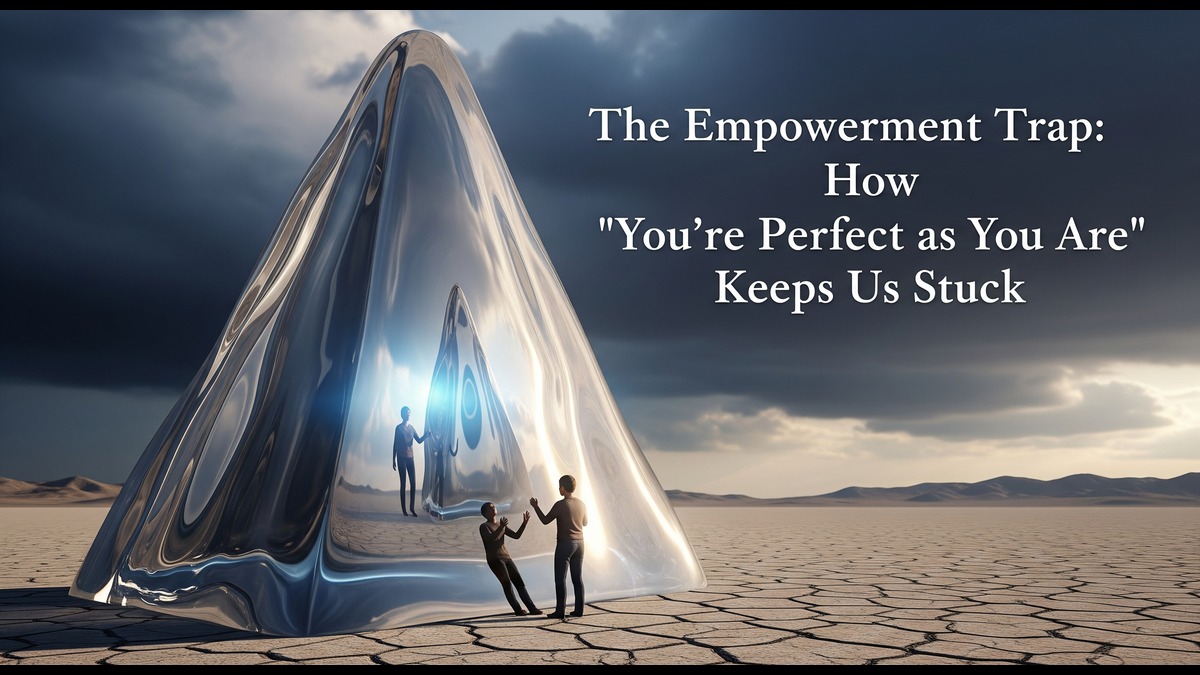 The Empowerment Trap: How “You’re Perfect as You Are” Keeps Us Stuck