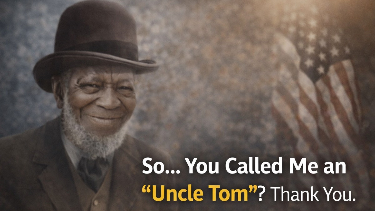 So… You Called Me an “Uncle Tom”? Thank You.